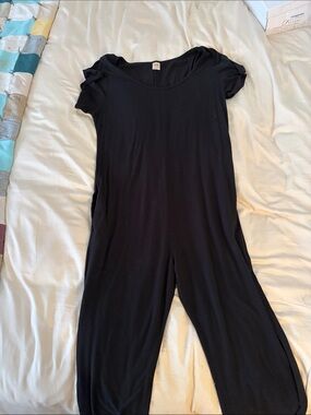 Smash + Tess Black Scoop-Neck Jumpsuit